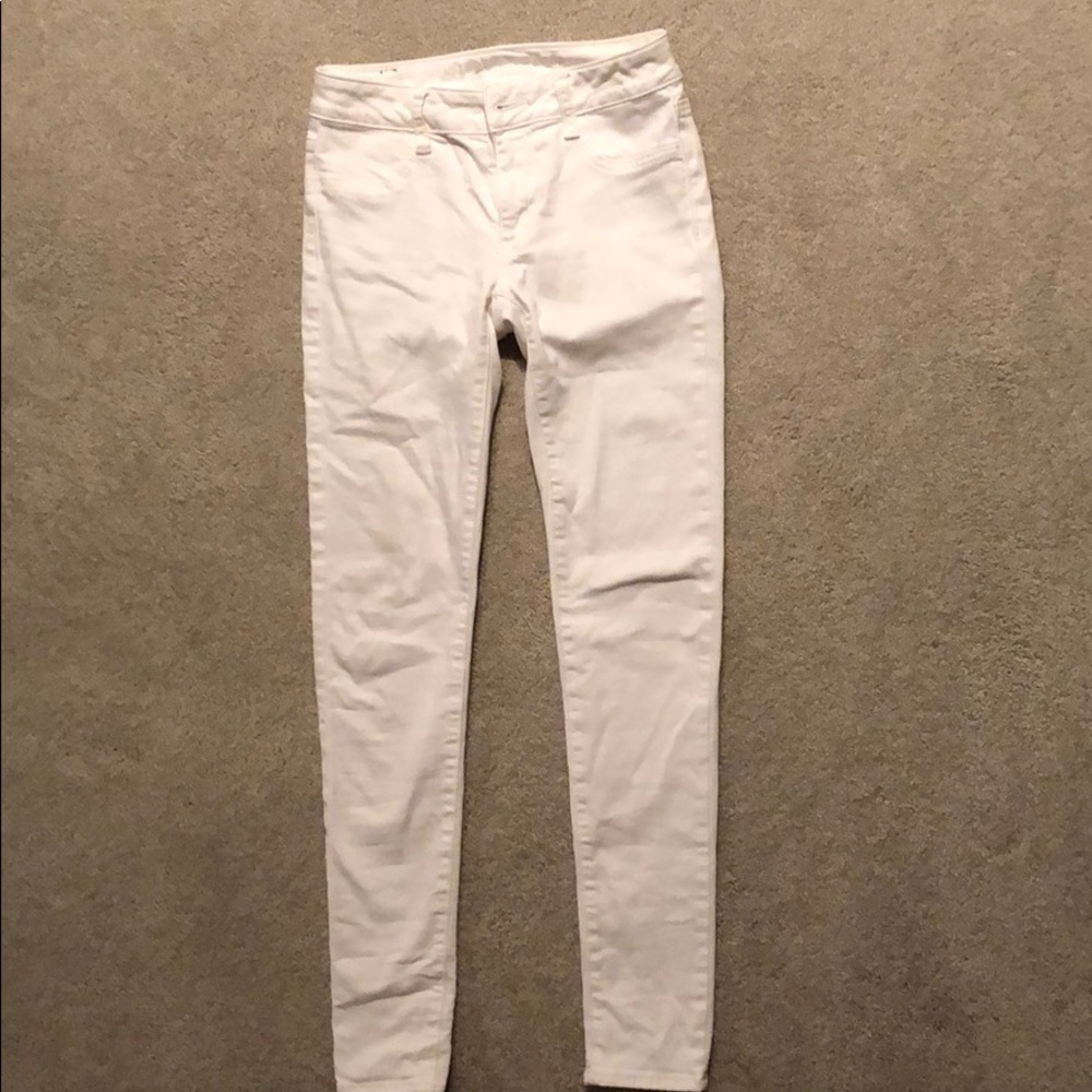 White Super stretch skinny jeans